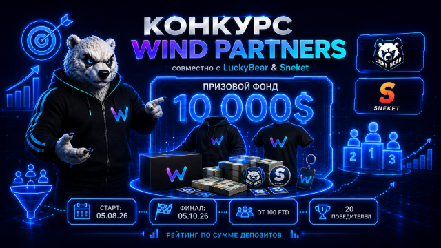Конкурс Wind Partners 2026: призовой фонд $10 000, условия и распределение призов